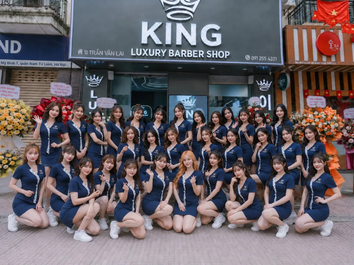 KING LUXURY 河內越式洗頭與理容店內空間